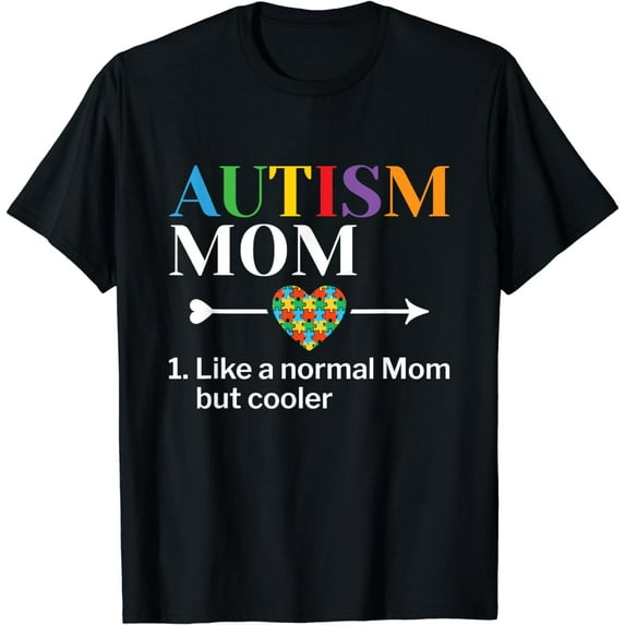 Autism Mom Definition World Autism Awareness Day T-Shirt