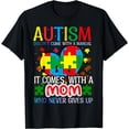 thumbnail image 1 of Autism Mom Doesn't Come With A Manual Autism Awareness Women T-Shirt, 1 of 3