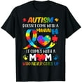 thumbnail image 1 of Autism Mom Doesn't Come With A Manual Women Autism Awareness T-Shirt, 1 of 3