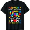 thumbnail image 1 of Autism Mom Doesnt Come With A Manual Women Autism Awarenes T-Shirt, 1 of 4