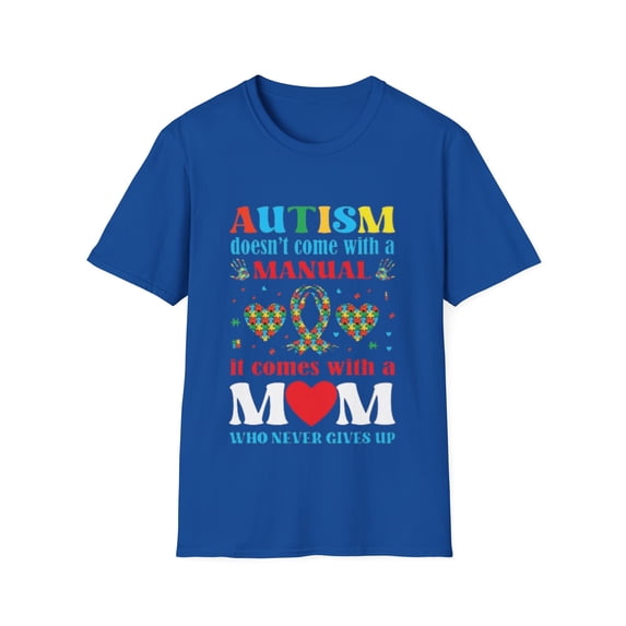 Autism Mom No Manual Graphic Novelty Heart