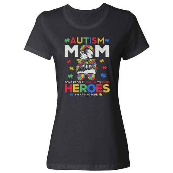 Autism Mom Raising My Hero Awareness T-Shirt - Walmart.com