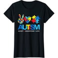 thumbnail image 1 of Autism Month Accept Understand Love Puzzle Women Kid Shirt T-Shirt Black Medium, 1 of 4