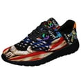 thumbnail image 1 of Autism Peace Love Autism Shoes Sneakers for Women Men Black Size 11, 1 of 7
