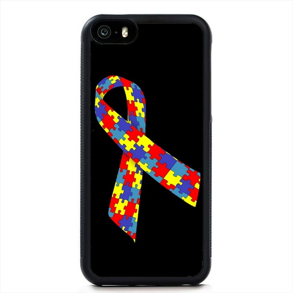 Autism Phone Case Awareness Puzzle Ribbon Slim Shockproof Rubber Custom Case Cover For iPhone 15 Pro Max 14 Plus 13 XR