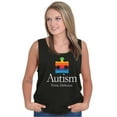 thumbnail image 1 of Autism Puzzle Piece Think Different Tank Top T Shirts Men Women Brisco Brands S, 1 of 6