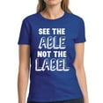 thumbnail image 1 of Autism Puzzle Shirt for Her See The Able Not The Label Tops Graphic T-Shirt for Women Autism Awareness, 1 of 2