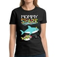 thumbnail image 1 of Autism Puzzle Tee Mommy Shark Tops - Autism Awareness Graphic Shirt for Women, 1 of 2