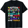 thumbnail image 1 of Autism Rocks And Rolls Funny Autism Awareness Month T-Shirt, 1 of 4