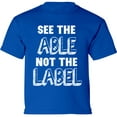 thumbnail image 1 of Autism See the Able Not the Label Puzzles Print Autism Awareness Toddler T-Shirt - Graphic Tee - 2T 3T 4T 5/6T, 1 of 2