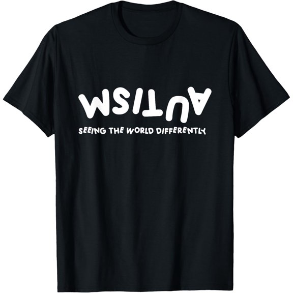 Autism Seeing The World Differently Autistic Awareness T-Shirt