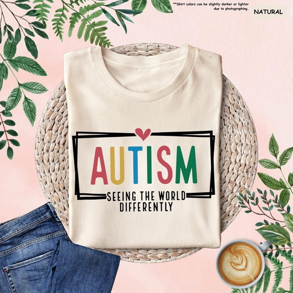 Autism Seeing The World Differently Shirt, Autism Shirt, Autism Awareness Shirt, Autism Mom, Autism Month, Special Ed Teacher Shirt All Size S-5Xl
