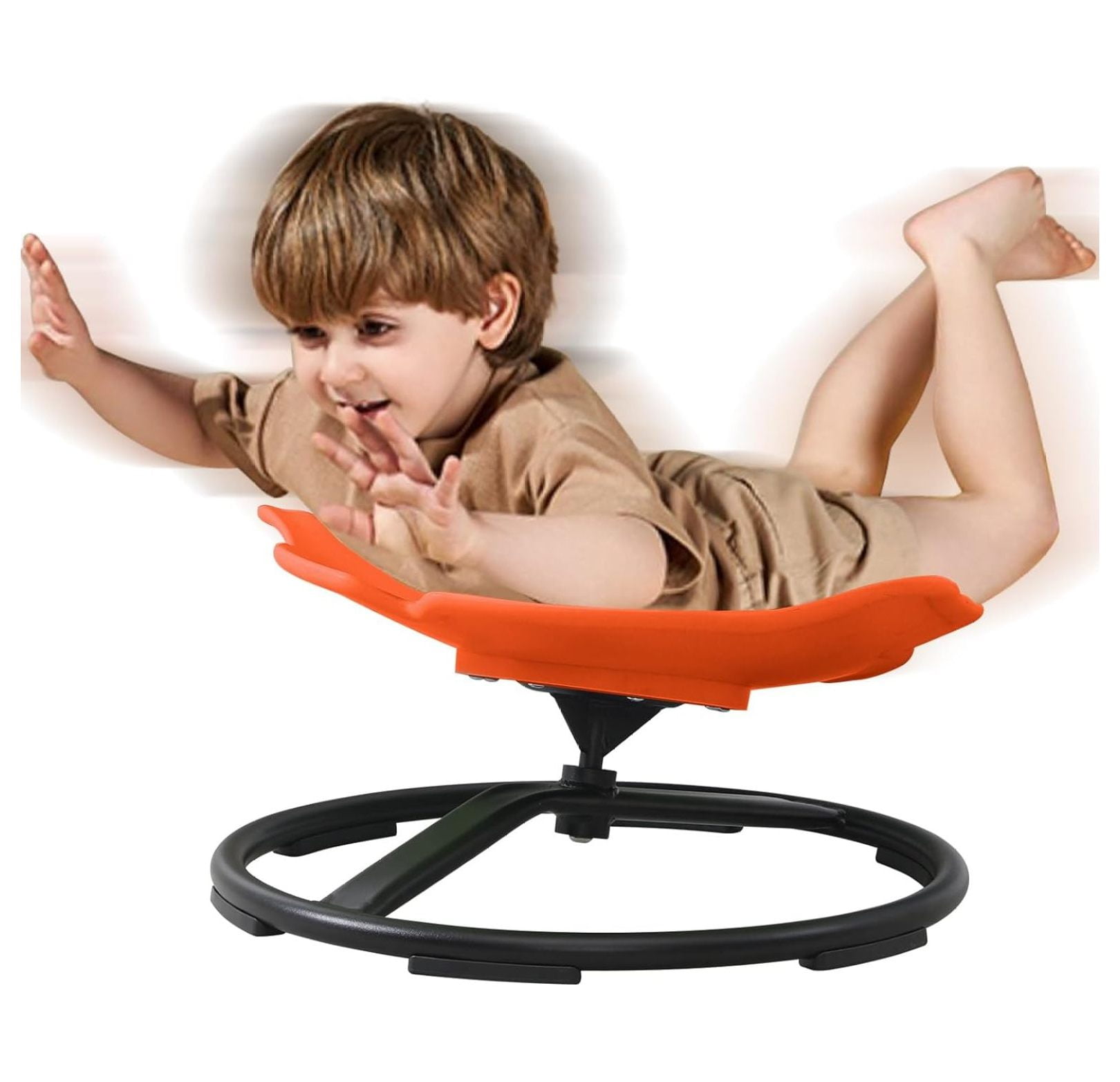 Kids Spinning Chair For Sensory Needs - 220LB Capacity Swivel Chair For Autism & ADHD, Blue, Ages 3+