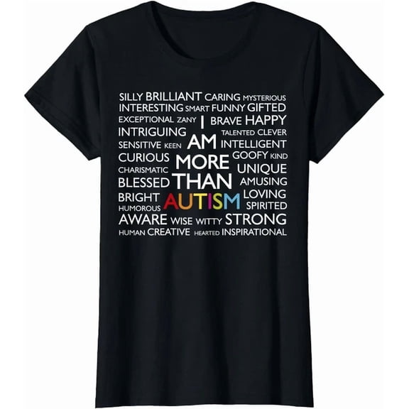 Autism Shirt I Am More Than Autism Tree T-Shirt