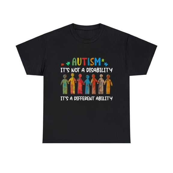 Autism Shirt, Not A Disability It's A Different Ability Shirt ID-0226-ERZG
