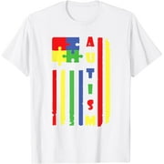 Autism Shirt US Flag Autism Awareness Month April 2024 T-Shirt