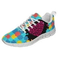 thumbnail image 1 of Autism Shoes Women Men Running Sneakers Autism Awareness Puzzle Print Tennis Walking Shoes White Size 10, 1 of 5