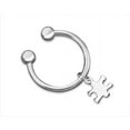 thumbnail image 1 of Autism Small Puzzle Piece Horseshoe Key Chains, 1 of 3