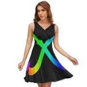 sachin and babi light blue dress BEST INFINITY DRESS BEST SELLER Tanya Double Side Slit Plus Size Maxi Dress  - Casual Streetwear Summer Knitted Round Collar A-Line Gowns for Women  Basic Crewneck Minimalist Short Sleeve main image 0
