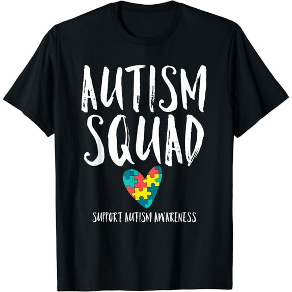 Autism Squad Fun Cute Autistic Crew Awareness Matching Gift T-Shirt