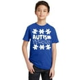 thumbnail image 1 of Autism Strong Awareness Support Youth T-shirt, Youth M, Royal, 1 of 5