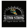 thumbnail image 1 of Autism Awareness Poster - Strong Love Support Educate Advocate 13x19" Wall Art, 1 of 1