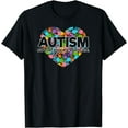thumbnail image 1 of Autism Support Educate Advocate Autism Awareness T-Shirt, 1 of 4