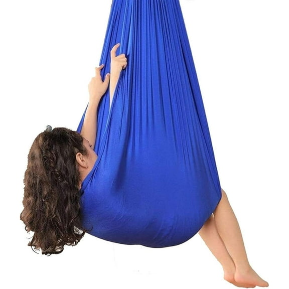 Autism Support Swing, Calming & Relaxing Haven, Soft Premium Fabric Accommodates Adults Or Children Up To 440, EASY TO INSTALL With 360 Swivel Hanger, Motor Skills Improvement