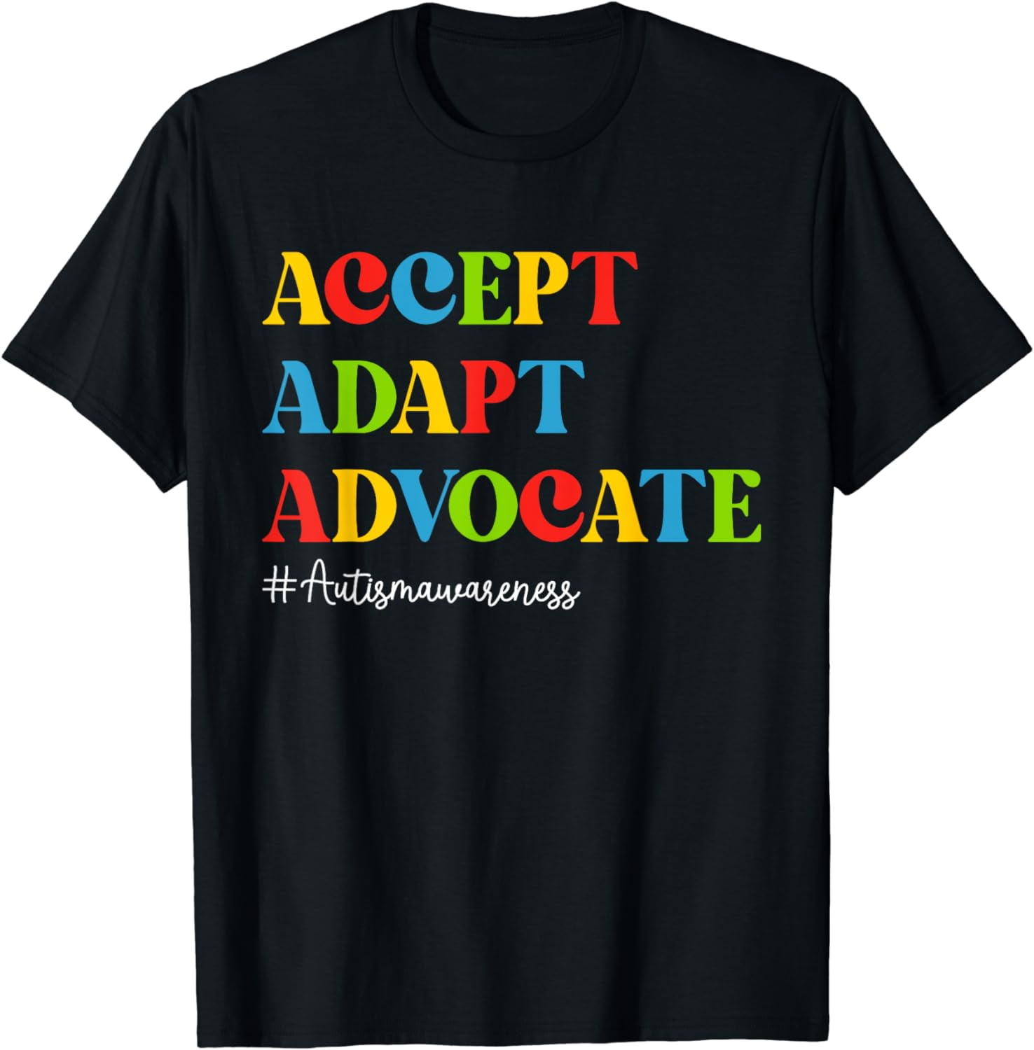 Autism Teacher Accept Adapt Advocate Autism Awareness T-Shirt - Walmart.com Autism Teacher Accept Adapt Advocate Autism Awareness T-Shirt - Walmart.com