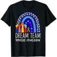 thumbnail image 1 of Autism Teacher Dream Team Special Education Rainbow ECSE T-Shirt, 1 of 2