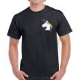 thumbnail image 1 of Autism Unicorn Men T-Shirt Graphic Tee Pocket Print Autism Awareness, 1 of 2