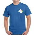 thumbnail image 1 of Autism Unicorn Men T-Shirt Graphic Tee Pocket Print Autism Awareness, 1 of 2