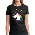 thumbnail image 1 of Autism Women T-Shirt Autism Unicorn Color Puzzle S M L XL 2XL 3XL Awareness Graphic Tee, 1 of 2