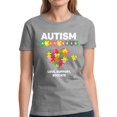 thumbnail image 1 of Autism Women T-Shirt Love Support Educate Graphic Tee Awareness, 1 of 2