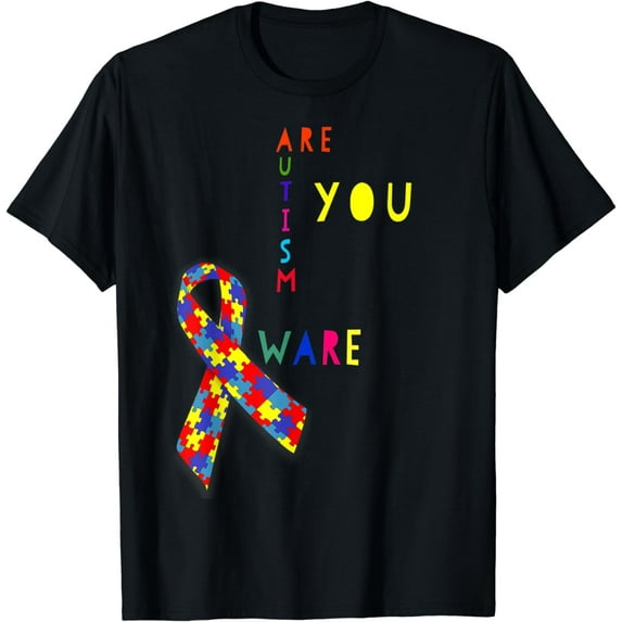 Autism awareness T-shirt are you aware