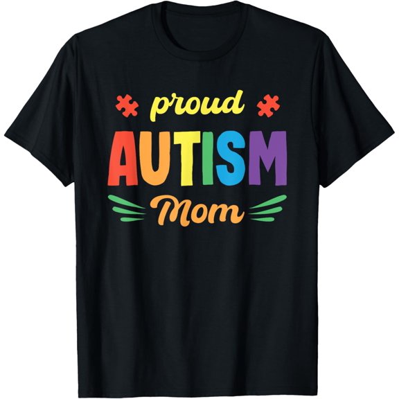 Autism awareness proud autism mom T-Shirt