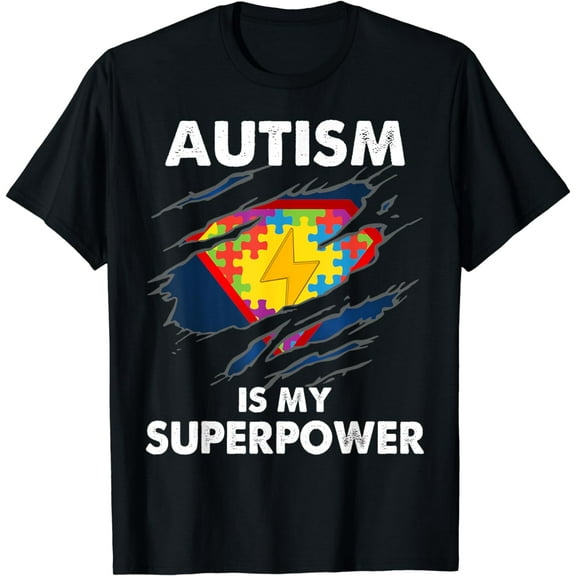 Autism is My Super Power Superhero Shirt, Autism Awareness