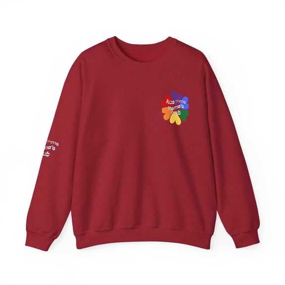 Autism mom, Ausome, Ausome Mama's Club Women Heavy Blend™ Crewneck Sweatshirt