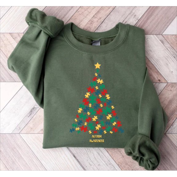 Autism season Shirt, Autism season Tree Shirt, Autism Awareness season, Autism Awareness Shirt Sweatshirt All Size S-5XL