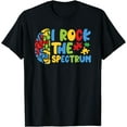 thumbnail image 1 of Autistic Autism Awareness Boys Toddler I Rock The Spectrum T-Shirt, 1 of 4