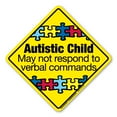 thumbnail image 1 of Autistic Child Emergency Alert Sticker, 1 of 1
