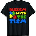 thumbnail image 1 of Autistic Rizz, Rizz'em with The Tism Meme Autism Awareness T-Shirt, 1 of 4