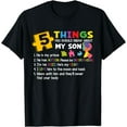 thumbnail image 1 of Autistic Son Autism Awareness Support For Mom Dad Parents T-Shirt, 1 of 4