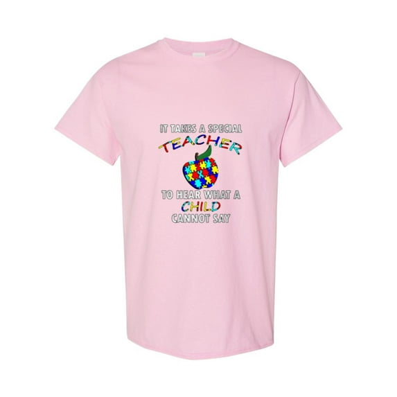 Autistic Support Awareness For A Special Ed Teacher Quote Gift Unisex T-Shirt, for men & women, up to size 5XL