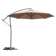 thumbnail image 1 of Autlaycil 10FT Offset Hanging Market Patio Umbrella  for Backyard, Poolside, Lawn Gray 10' X 10', 1 of 5