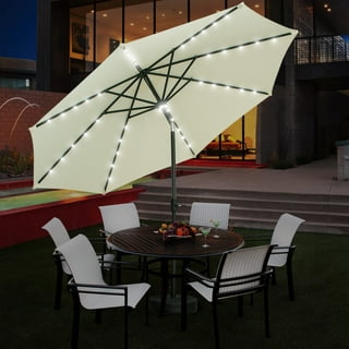 Best Choice Products 10ft Outdoor Steel Market Patio Umbrella w/ Crank,  Tilt Push Button, 6 Ribs - Lemon Lime 