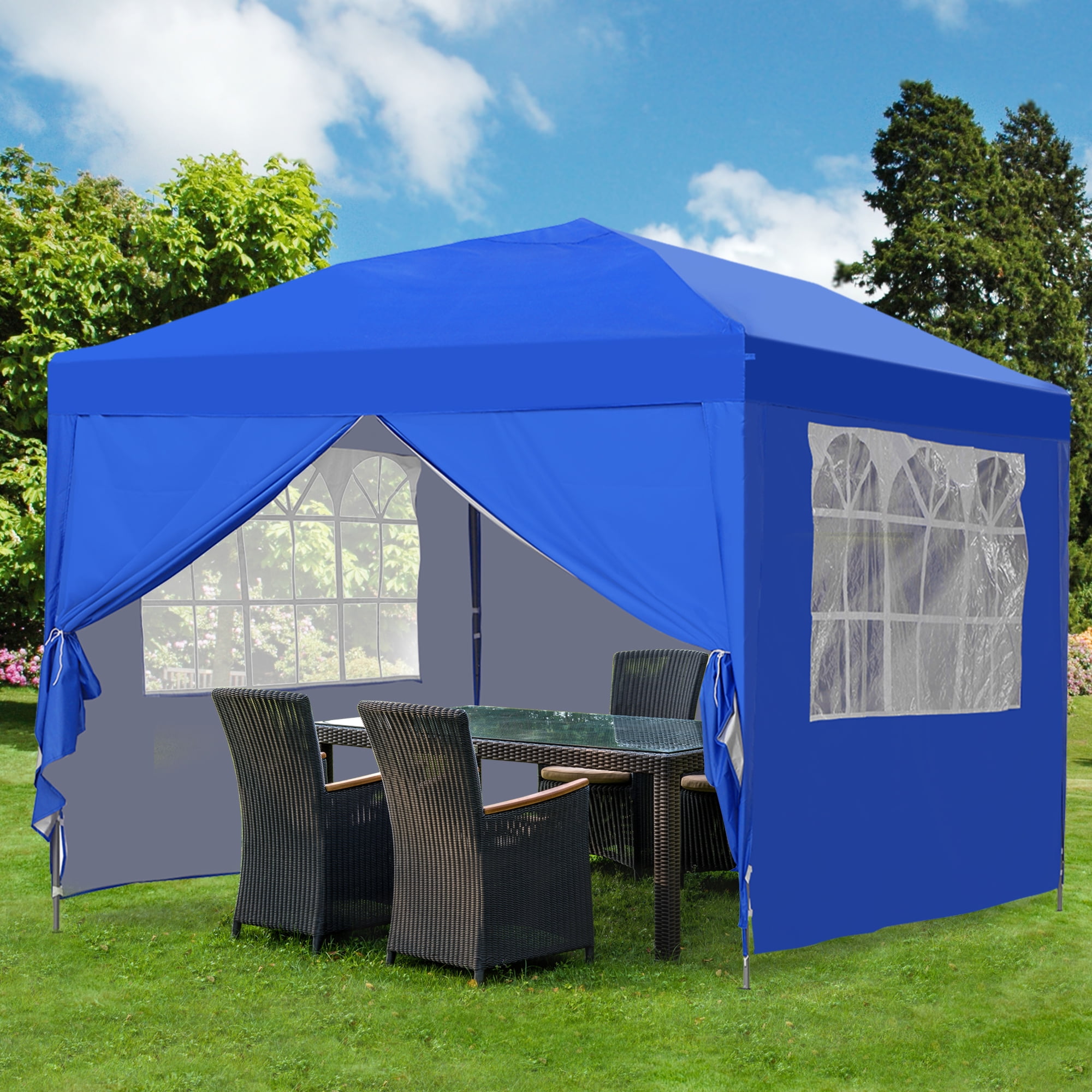 Autlaycil 10x10ft Pop-up Paint Tent, Pink Canopy Tent, Instant Shelter ...