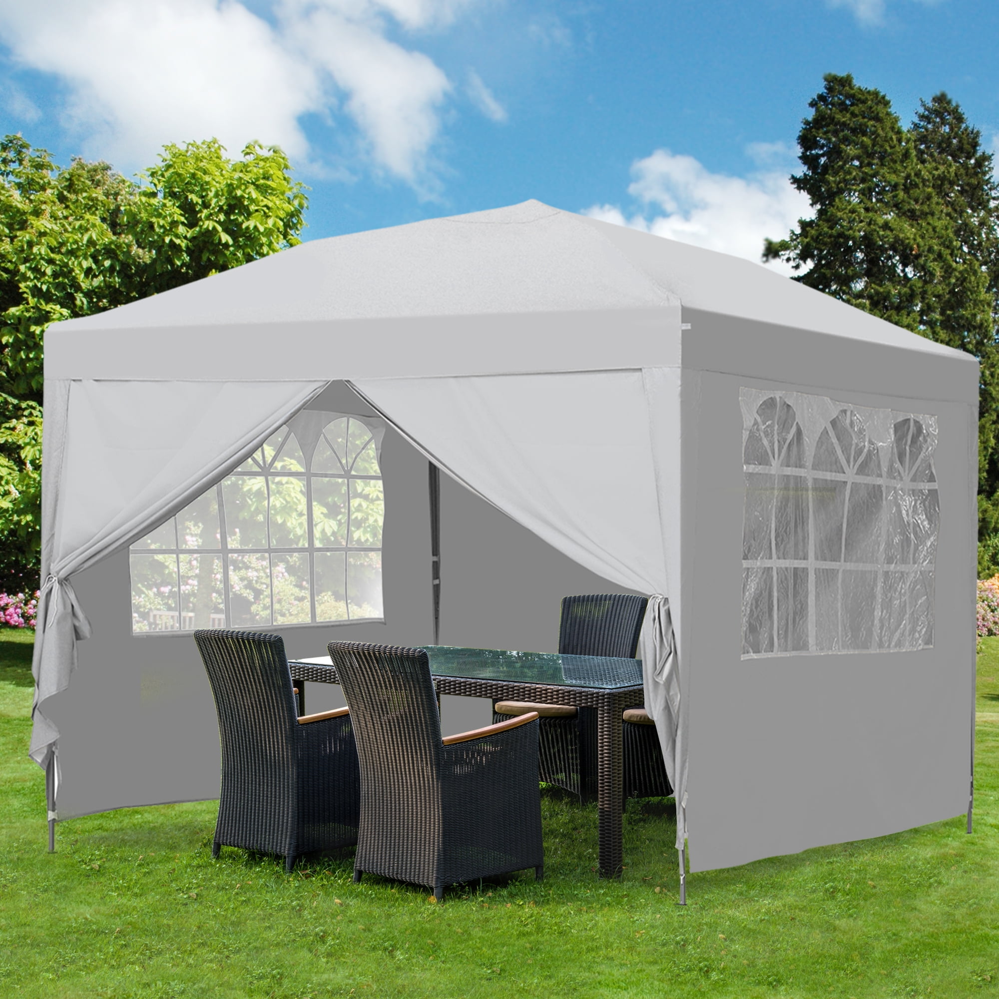 Autlaycil 10x10ft Pop-up Paint Tent, Pink Canopy Tent, Instant Shelter ...