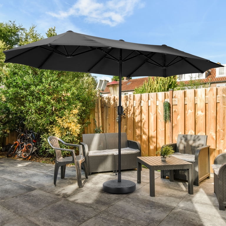 companies that sell all stuff for 13 foot patio umbrellas SUPERJARE 13FT Outdoor Umbrella with Base Included, Double Sided Pool with Fade Resistant Canopy, Large Table Umbrella Deck, Market, Backyard the ultimate solution for all your outdoor shading needs Autlaycil 13 ft Patio Umbrella