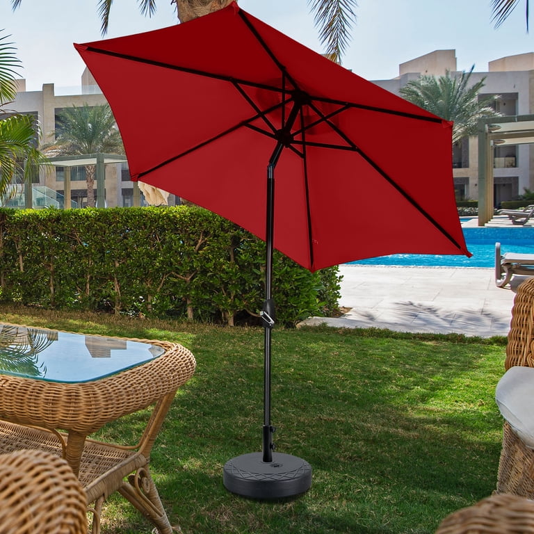 8 by 11 patio umbrella Replacement Canopy for BBB x Offset first:blossom-collection:rose-quartz This umbrella features an Body color:Black Crestlive Products 11-ft Aluminum